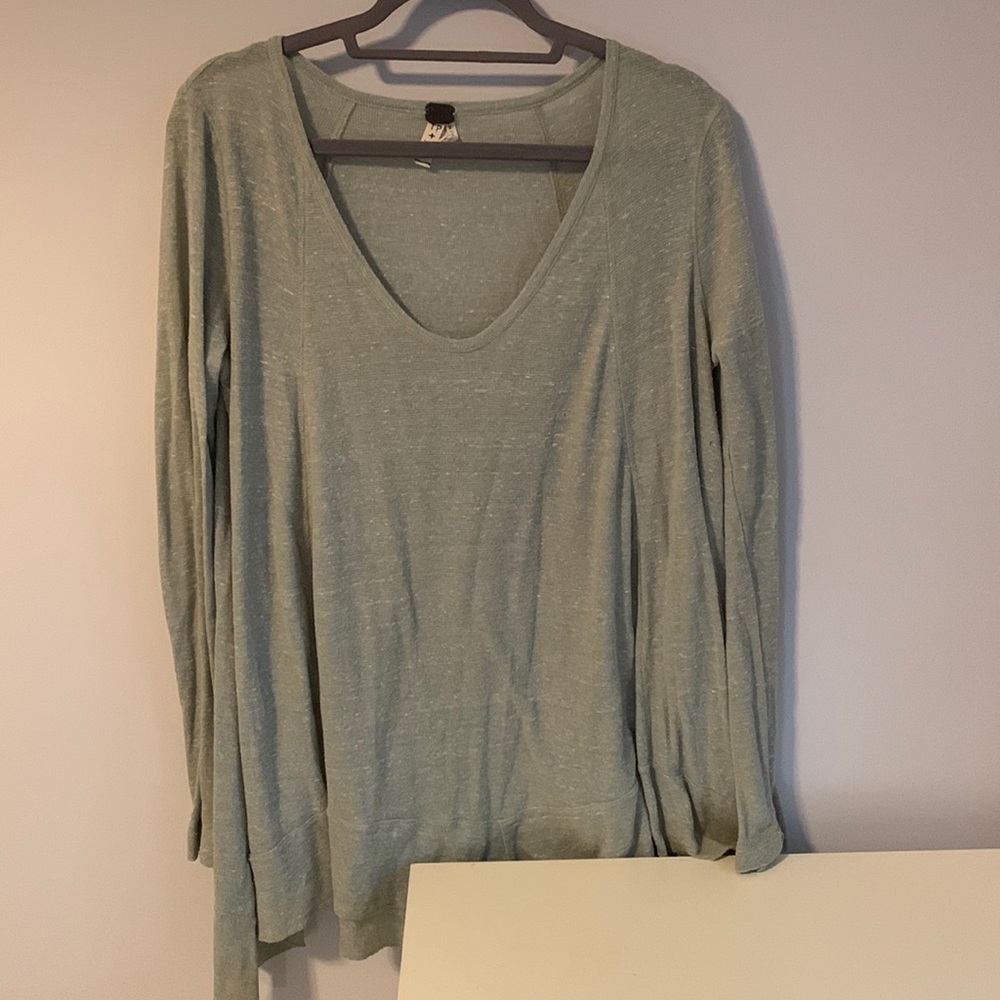 Green Free People Tunic